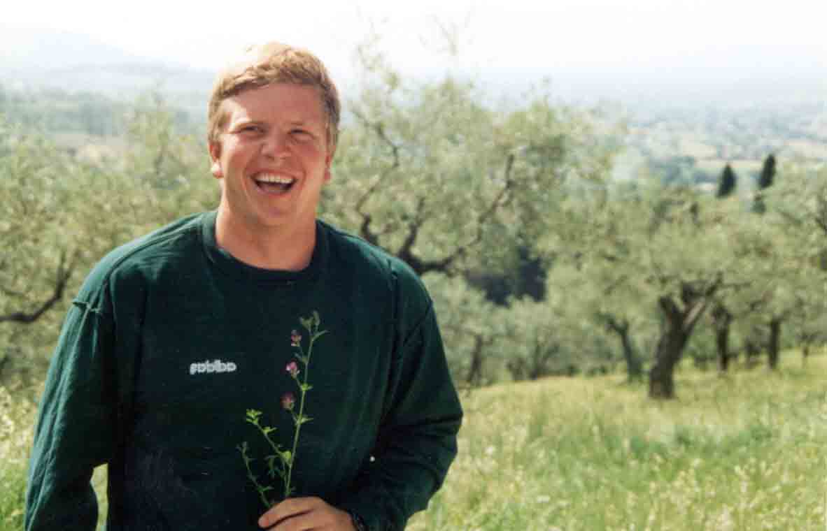 Peter in Assisi, Italy in 1997